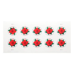 2018 US Global Poinsettia Forever Stamps